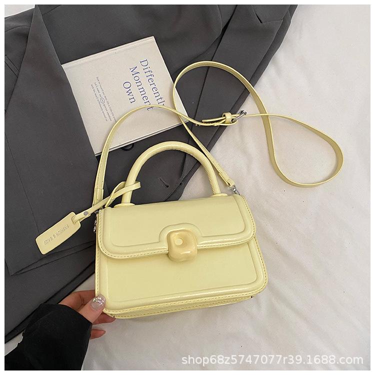 Korean niche handbag women's 2025 new trendy shoulder messenger bag versatile ins fashion popular small square bag