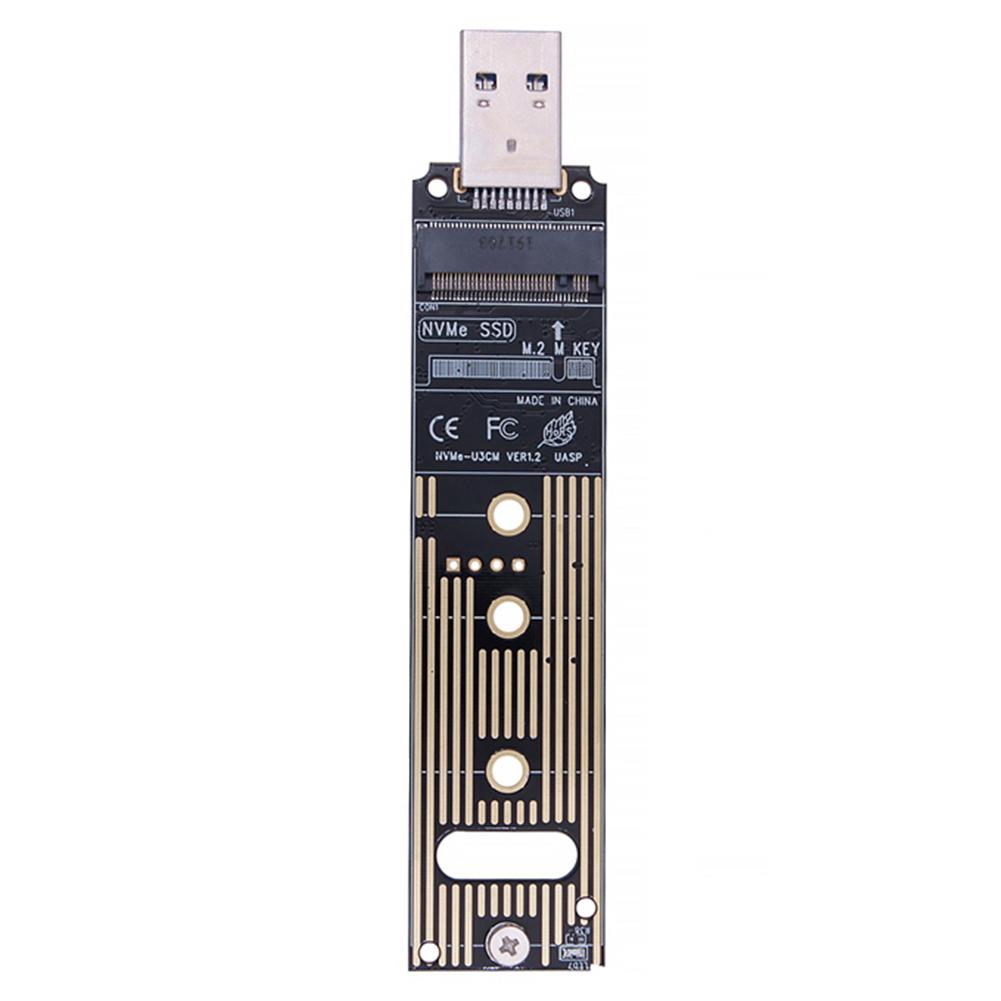 M.2 NVME SSD To USB 3.1 Adapter 16TB M.2 NVMe To USB Card Reader Support UASP TRIM for 2280 2260 2242 2230 SSD Only for M.2 NVME