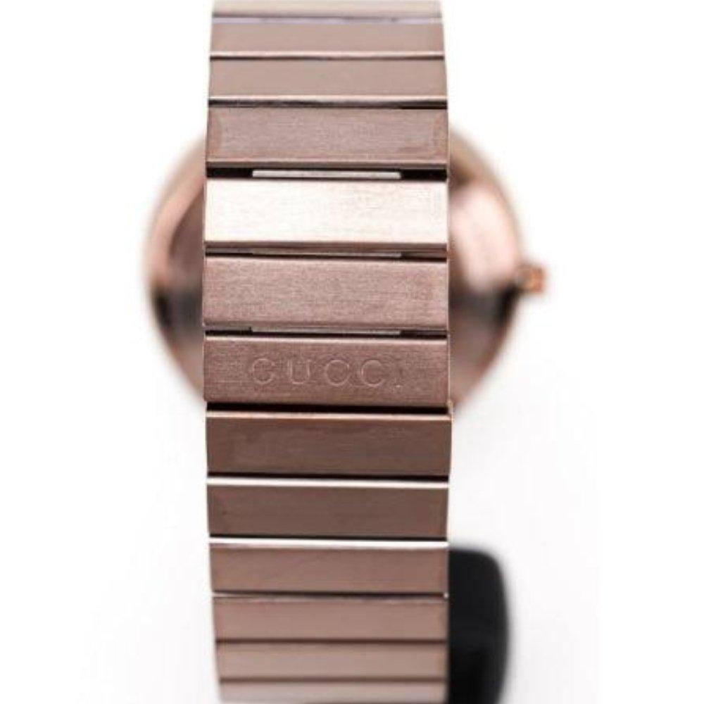 Gucci YA133317 Interlocking Brown Dial Unisex Watch
