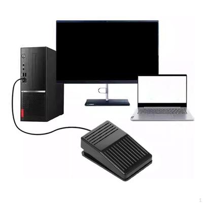 USB Foot Control Action Pedal Plug and Play Professional for Playing Games 10x6.3x4.2cm Computer