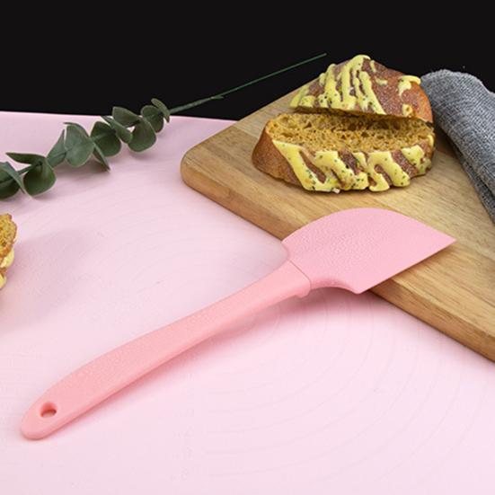 Mixing Spatula High Temperature Resistance Soft with Stand Easy to Clean Detachable Design Stir Pink Silicone Cream