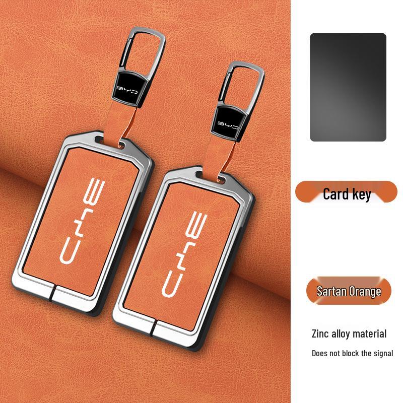 BYD Card Key Case for Song, Yuan, DMI Max, Han, Tang, Qin, Seagull, Destroyer 05 - New Model Protective Shell & Buckle