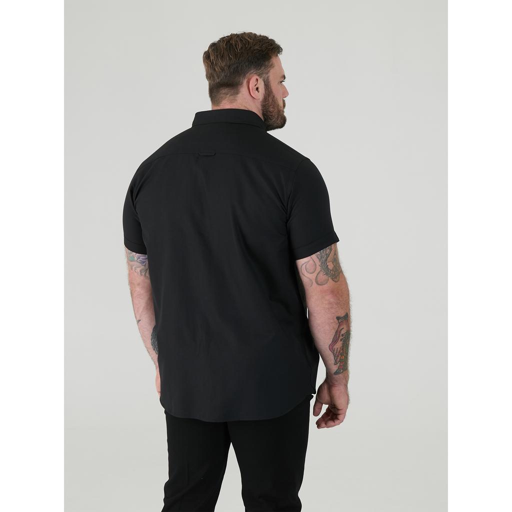 Duke Mens D555 James Oxford Kingsize Short-Sleeved Shirt