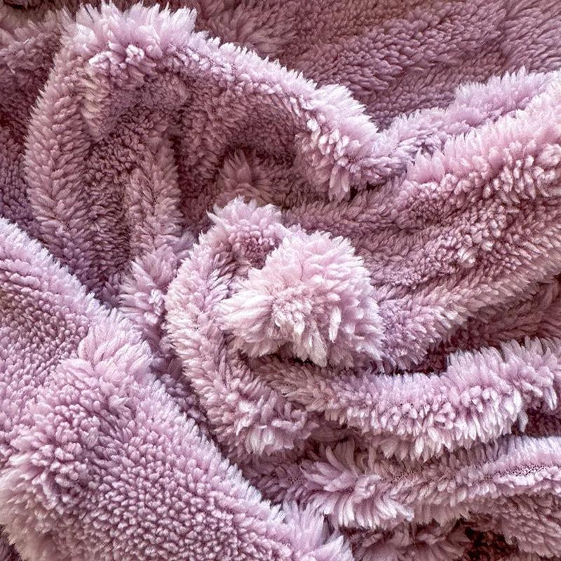 Flannel Fleece Bed Sheet for Winter Warm sofa bed matrimonial Coral Fleece Fluffy Fitted Sheets for Double Beds Sheets