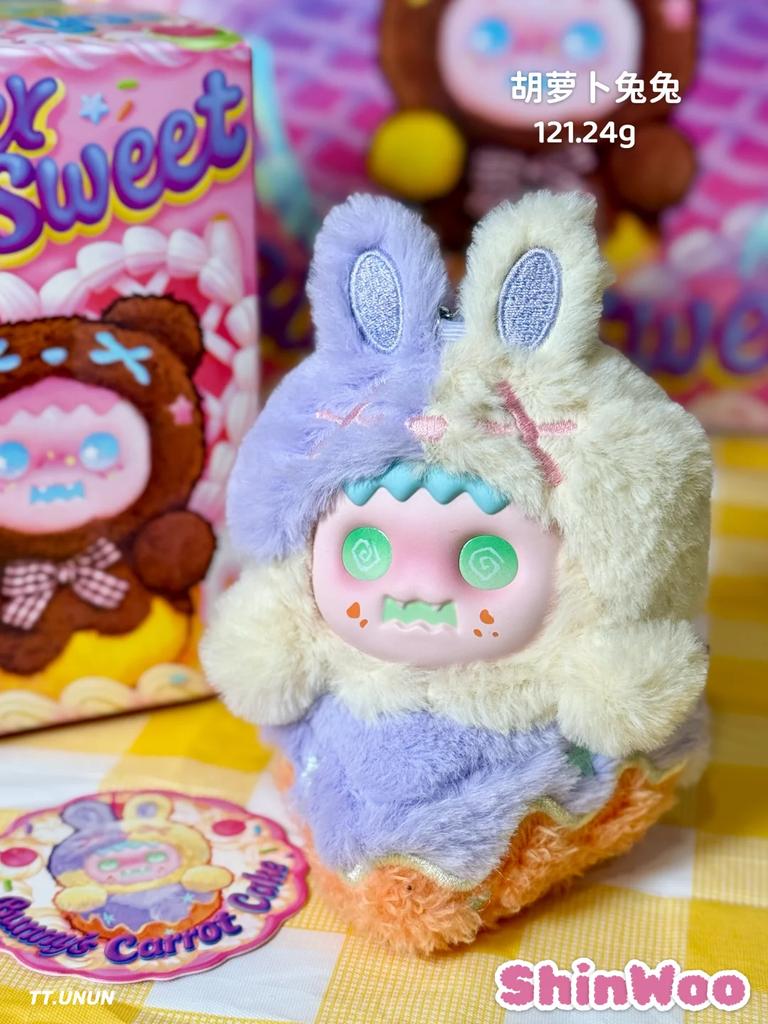 ShinWoo Bitter Sweet Series  Vinyl Plush Keychain Doll Backpack Decoration Keychain Toy Girl's Birthday Surprise Gift