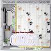 Simple Cartoon Naughty Cat Shower Curtain Bathroom Shower Curtain Easy To Clean And Scrub Peva Waterproof Material Light Opaque