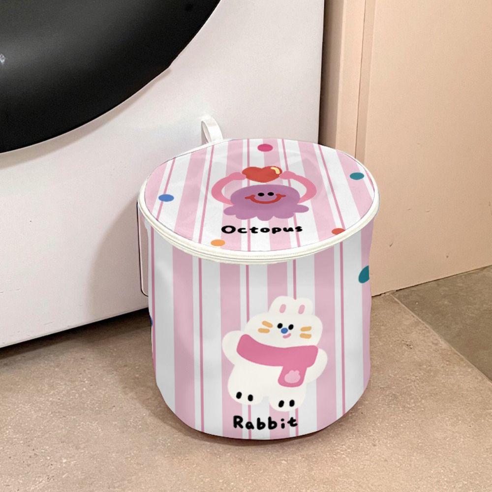 4Pcs Cute Mesh Laundry Bags Set Auto-lock Zipper Travel Clothes Organizer  Stocking