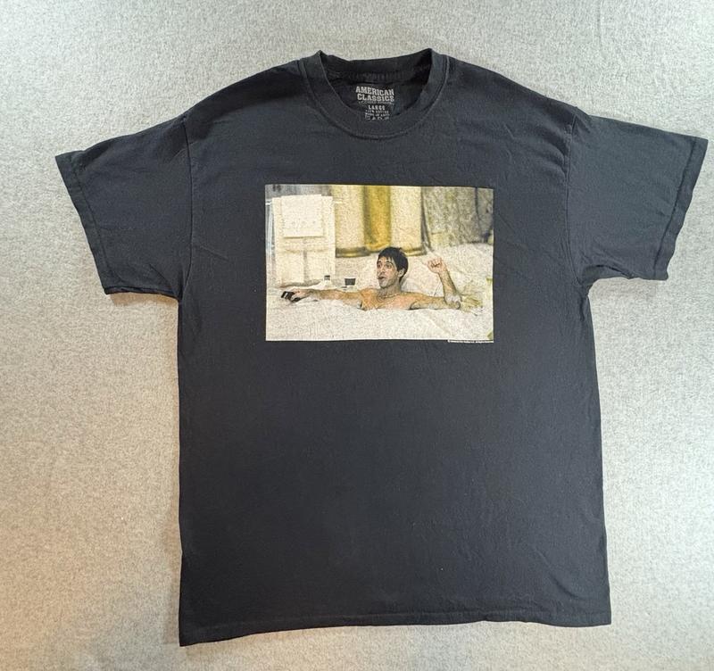 American Classics Scarface Tony Montana Graphic Crew Neck Unisex T-Shirt XXL
