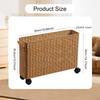 Basket Magazine Holder Toy Baskets Sundries Organizer Storage Bin for Bedroom Home Room