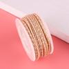 Sigu Sanhua Tibetan-Style Star & Moon Bodhi Cotton Thread - Non-Elastic, Wear-Resistant DIY Weaving Rope