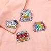 Colorful Back To School Collection Enamel Brooches Doctor's Hat Pens Happy First Day Pins Gift For Teacher Students