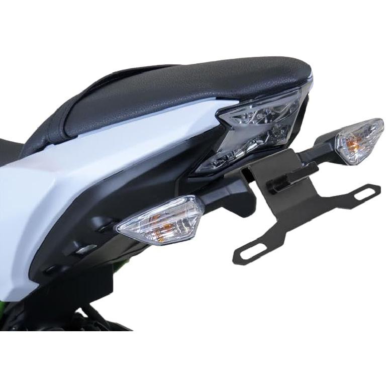 Motorcycle License Plate Holder Bracket with LED Light for Kawasaki Ninja650 Z650 Ninja Z 650 2017 2018 2019 2020 2021 2022 2023 2024 Rear Fender