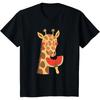 Giraffe Eating Watermelon T-Shirt