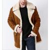 Autumn and Winter Thickened Fur All-in-one Coat Imitation Leather Long Coat Men's Jacket