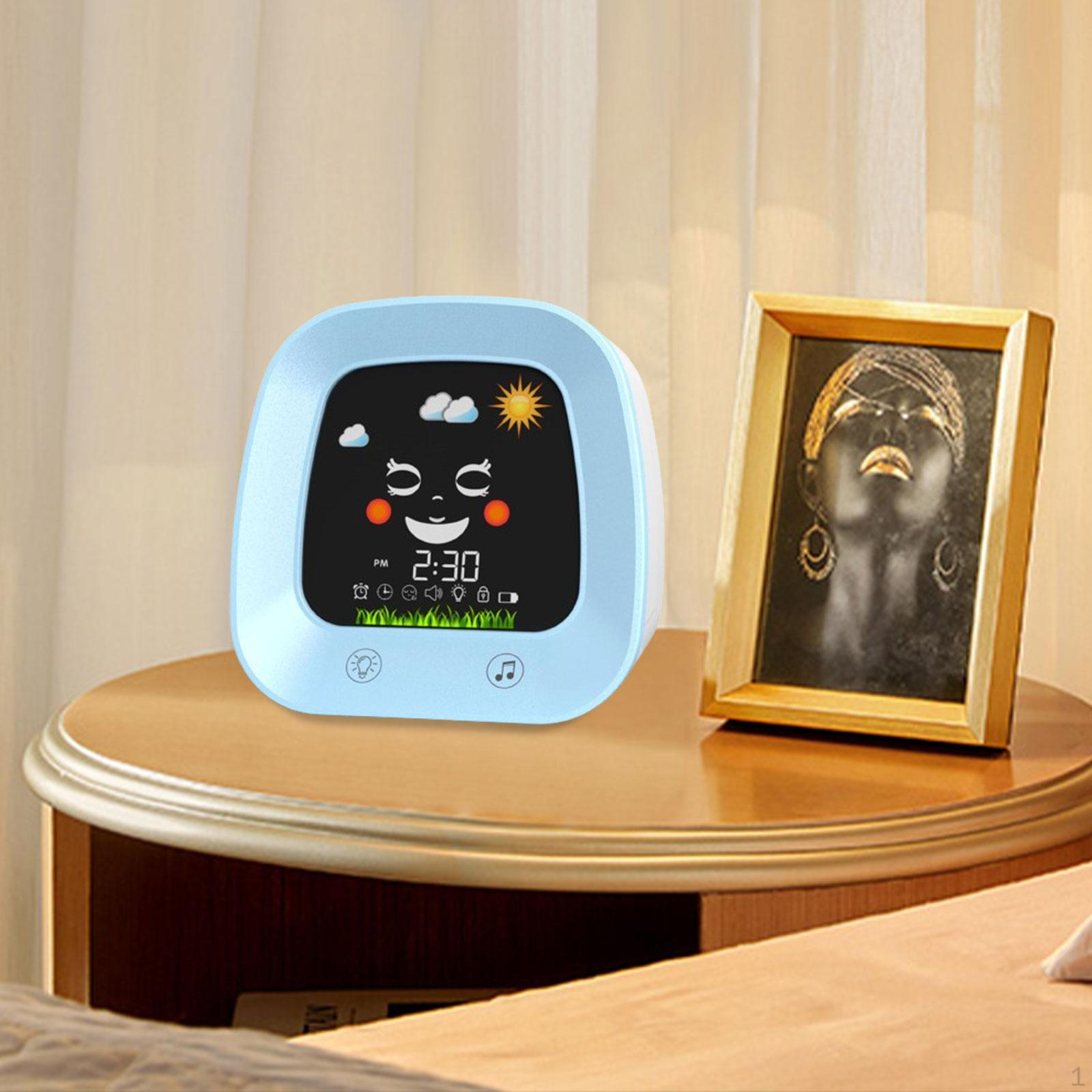 

Детский таймер с функцией сна и успокаивающими звуками для домашнего декора синий