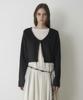 Morceau Par Morceau Hairy Crop Cardigan [Black]