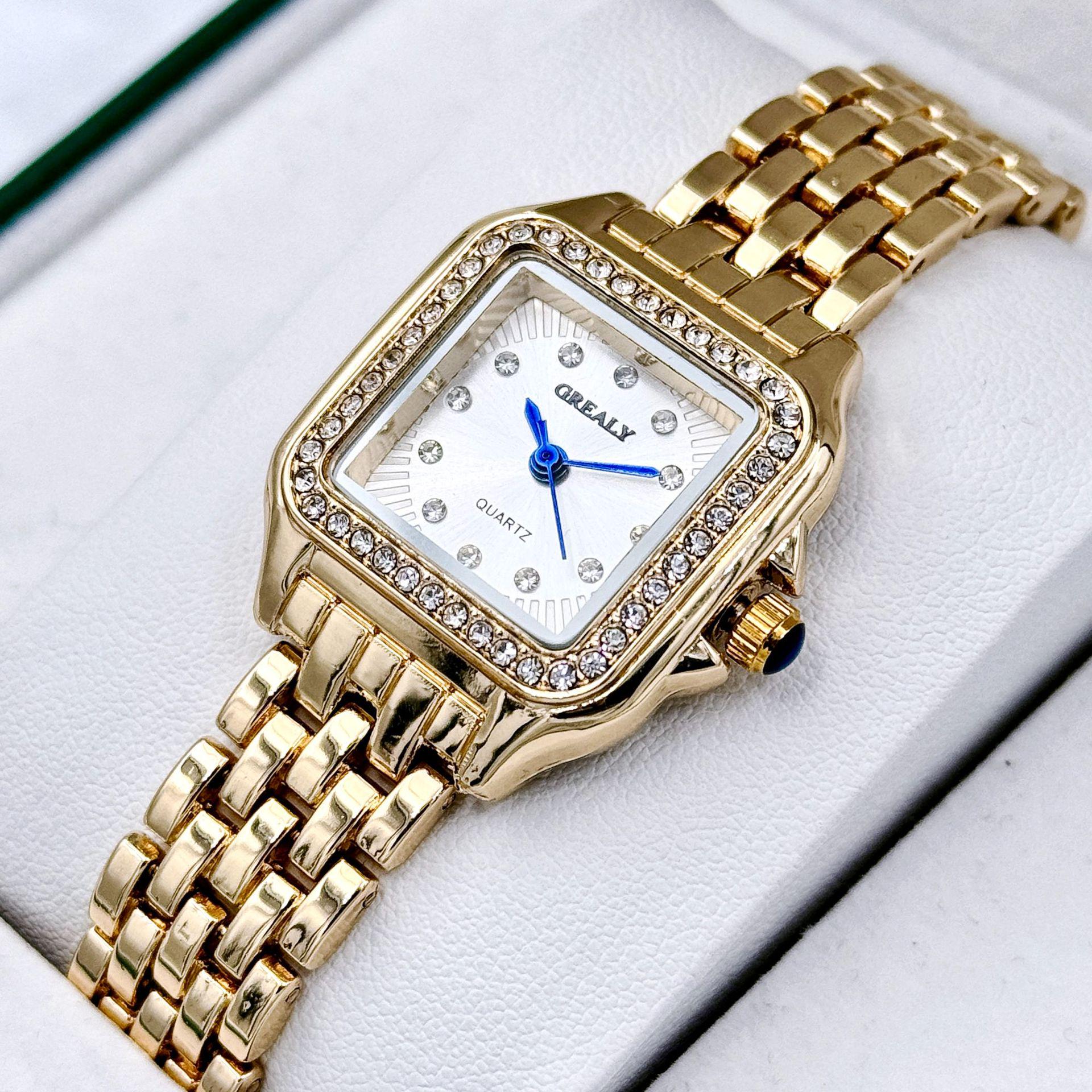 Women s Square Waterproof Quartz Fashion Watch