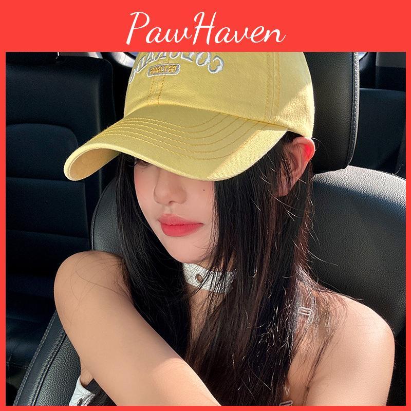 Colcrado Letter Embroidered Wide Brim Baseball Cap For Women Sun Protection