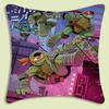 NNinja Turtles Pillow Covers Cartoon Sofa Decorative Home Doublesided Printing Short Plush Cute Cushion Cover