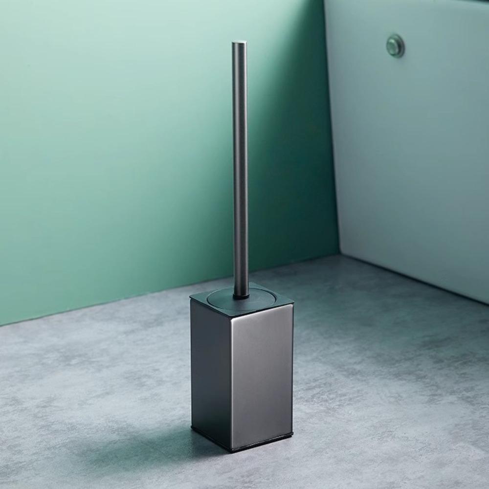 Metal Shell Toilet Brush Set No Dead Angle Bathroom Cleaning Brush  WC Maintenance