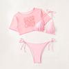 New European And American Split Swimsuit Women'S Russian Bikini Three-Piece Set