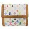 Used Bifold Wallet Portomonet Bier Cartes Crédit M92983 Monogram Multicolor Bron White W Hook Wallet