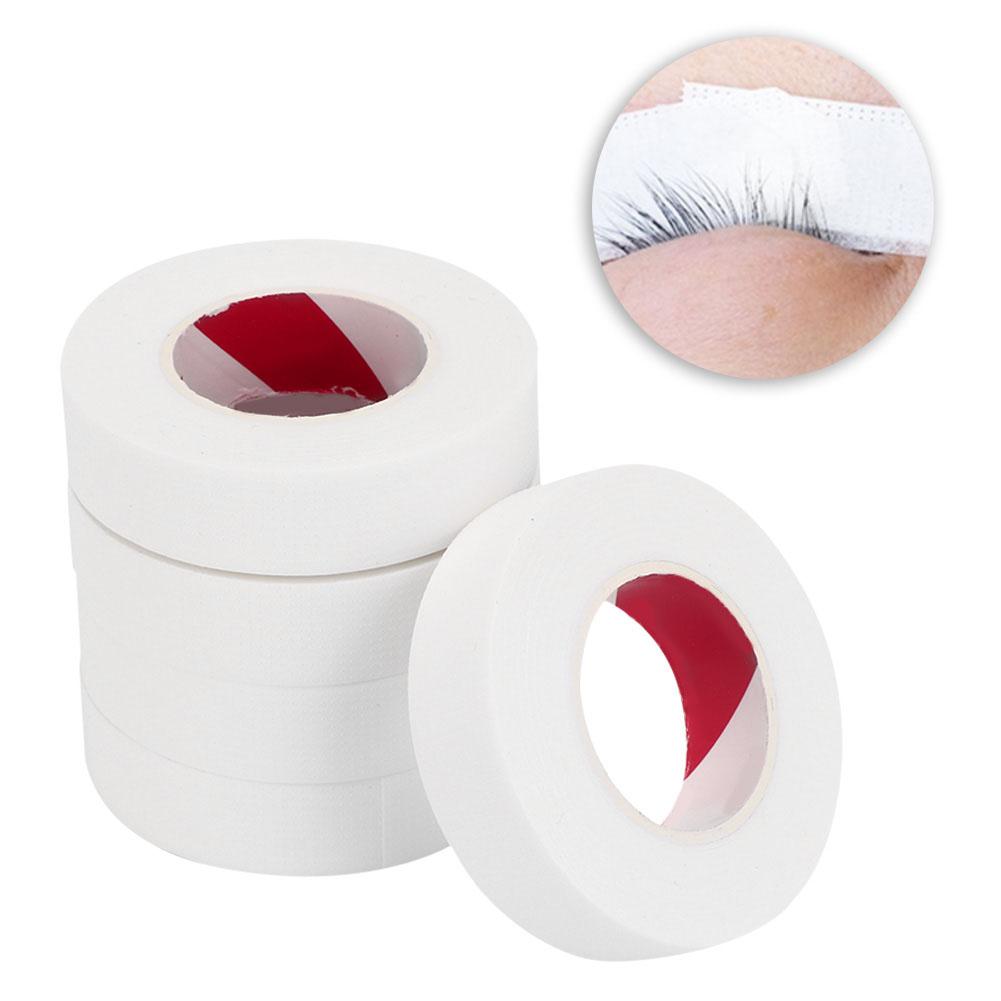 5pcs Breathable Grafting False Eyelash Isolation Tape Anti Allergic Air Hole Adhesive Tape