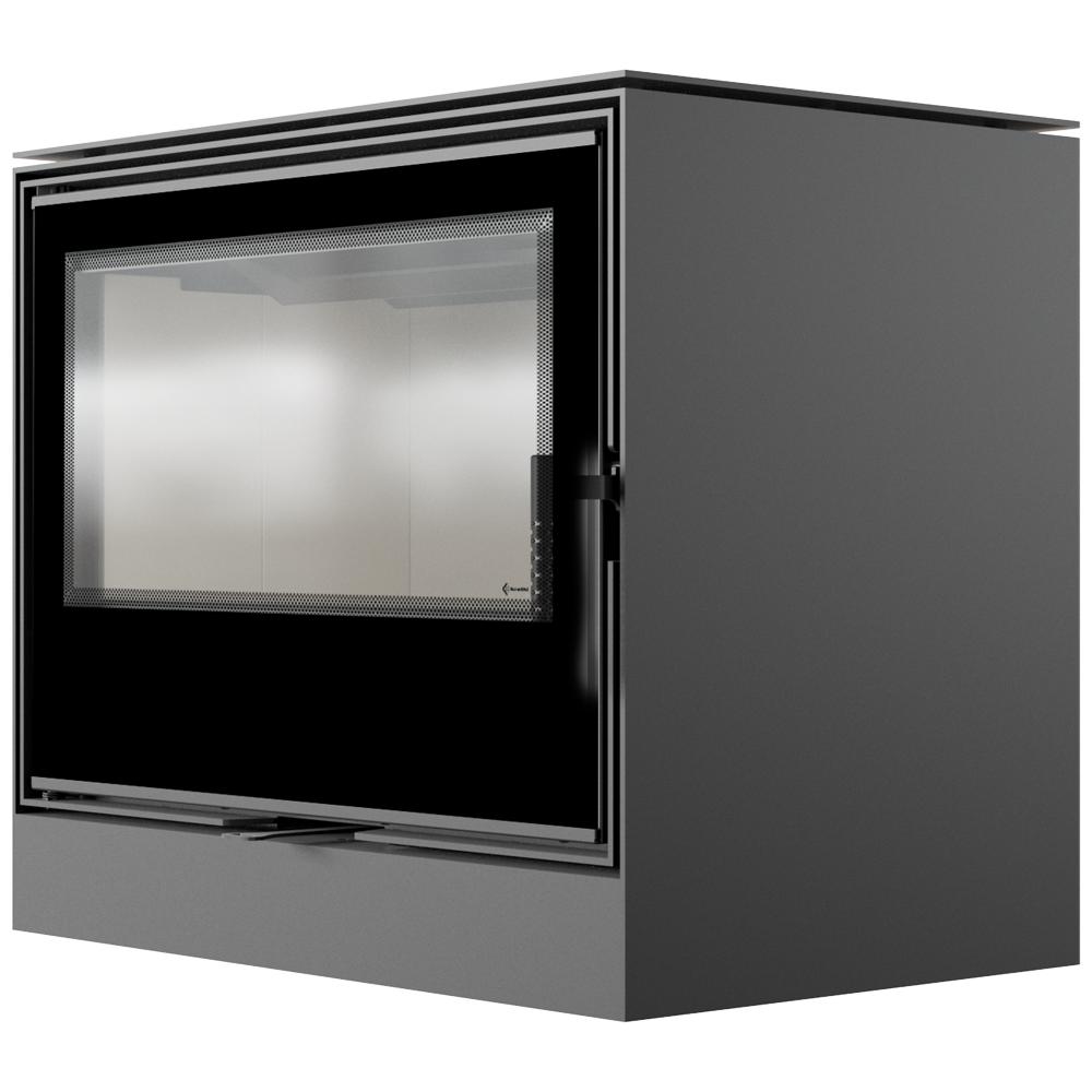 Wood Burning Steel Stove KRATKI KARI 80 Ø 180 12 kW