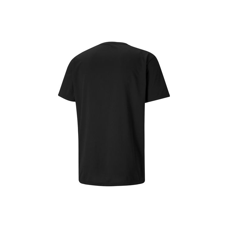 Puma Performance Logo Print Sports Crew Neck T-Shirt Men Tops Black 520484-01