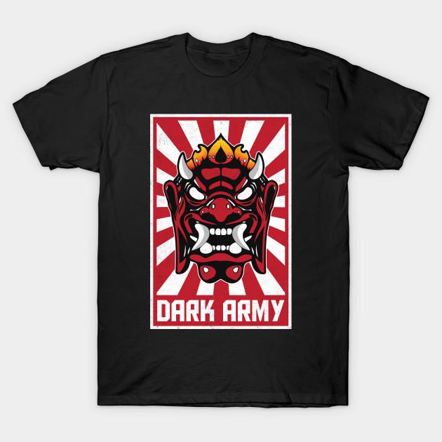 

Men Black Print T-shirt Dark Army Hacking Group No-Cut Transfer Paper Print Cotton Tshirt 4XL чорний