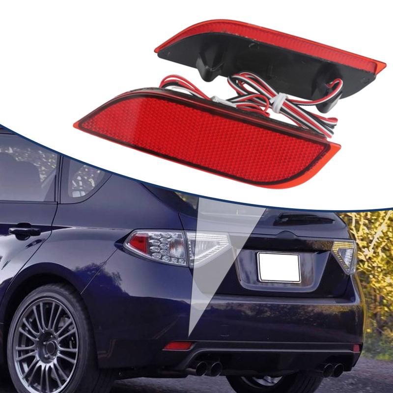 Pair LED Rear Bumper Light for Subaru Impreza Hatchback Wagon WRX WRX STI 5-door 2007+ XV Crosstrek 2013 Legacy 2009-2014