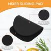 Sliding Mat for Stand Mixer,Mixer Mover Slider Mat Pad,Heat Resistant Mat For Appliance,Kitchen Aid Mixers Accessories. (Black, For 4.5-5 Qt Mixer)
