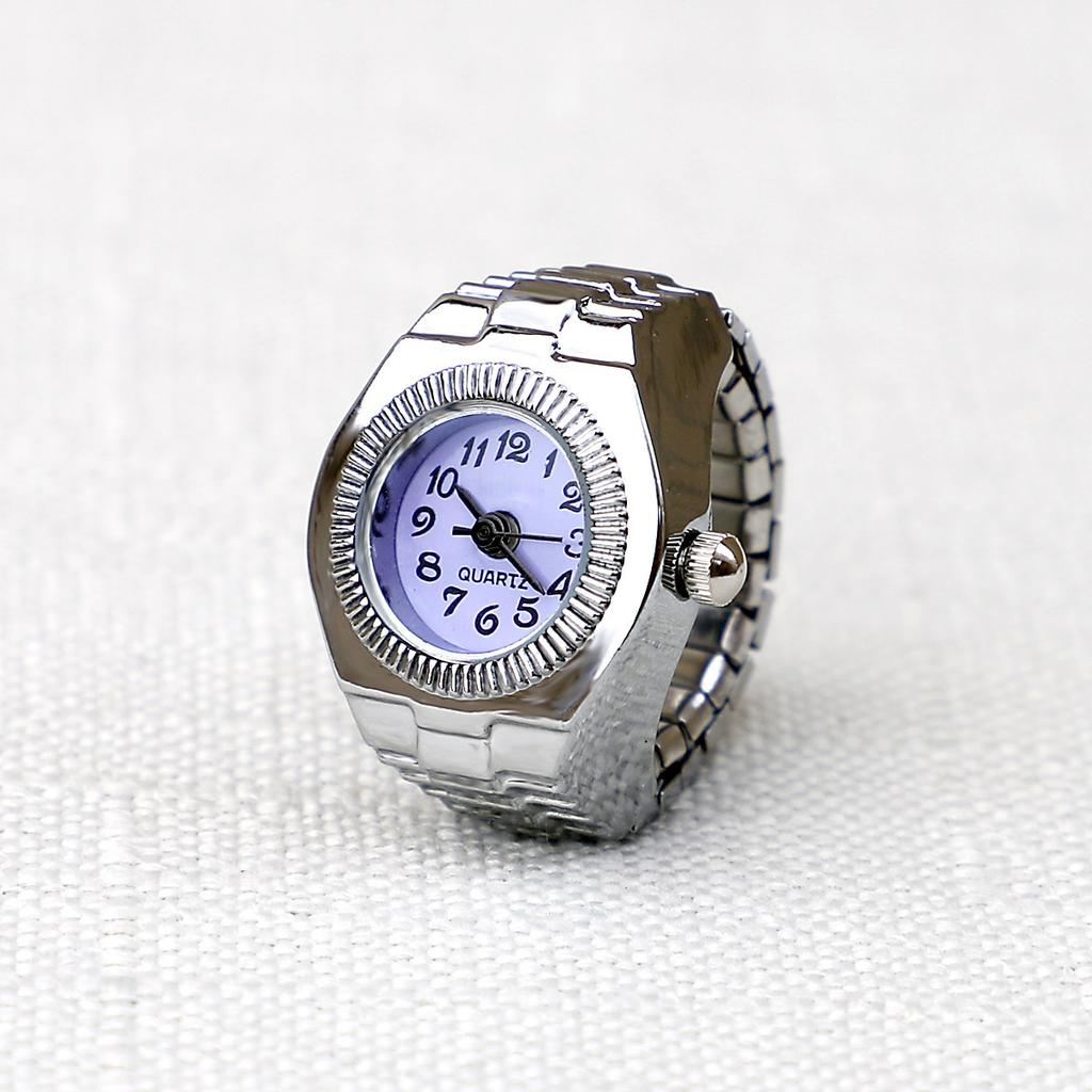 Ring Watch New Selling Creative Alloy Shell Finger Circular Dial Couple Men And Women