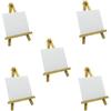 Eduway 6 Inch Mini Wooden Display Easel Tripod Stand For/Sketch Accessories/Natural Craft/Art/Painting/Mini Canvas/Photo