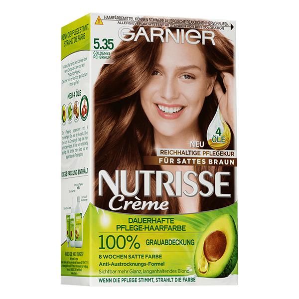 Garnier Nutriz Hair Color Golden Deer Brown 5.35