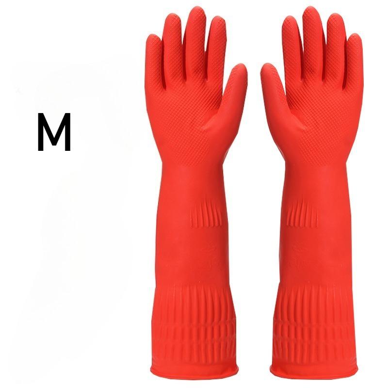 Dishwashing and Cleaning Gloves, Extended and Thickened Cleaning Gloves for Kitchen Chores, Washing, and Laundry, Household Use