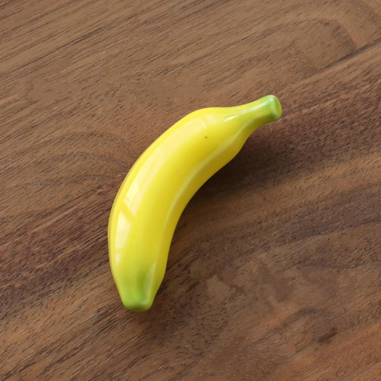 Chopstick Holder Creative Home Ceramic Banana Chopstick Holder Fork Holder Household Decoration