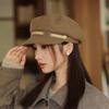 Spring and Autumn New Octagonal Hat Children's British Style Retro Duck Tongue Beret