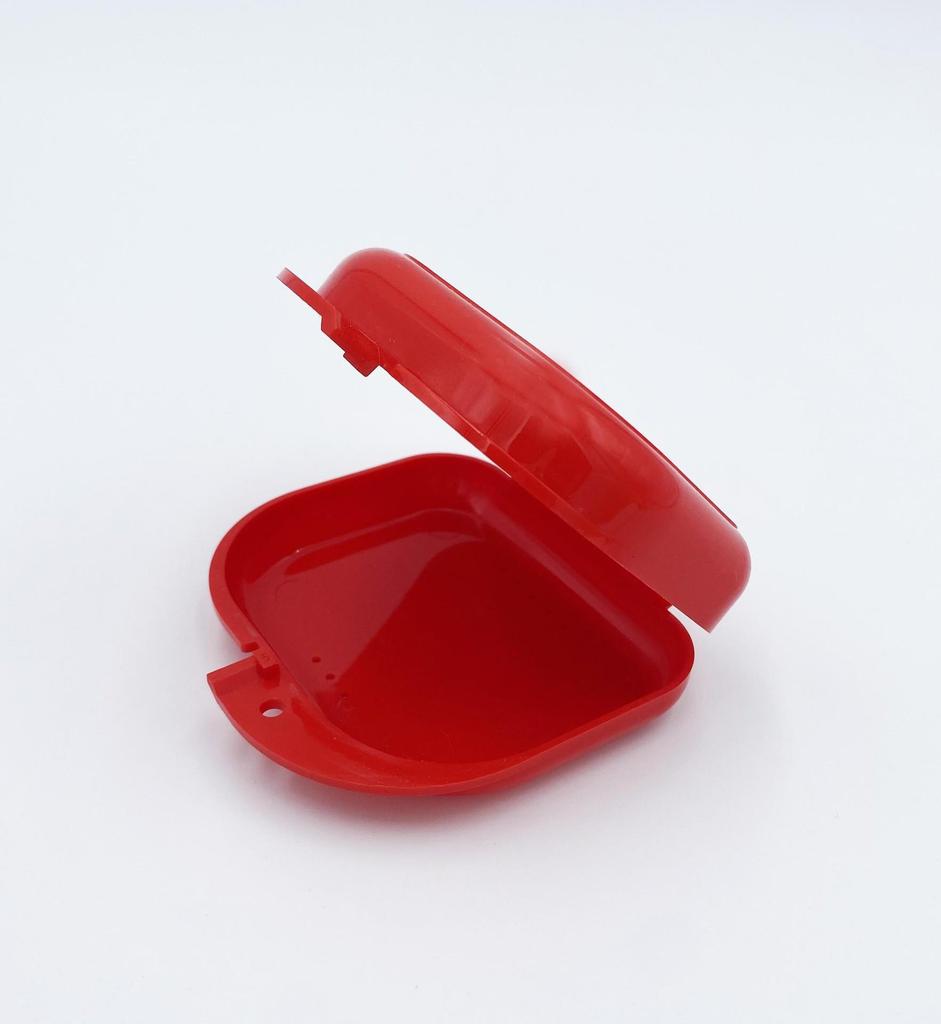 Mini Orthodontic Retainer Box - Invisible Braces & Denture Container for Dental Clinics