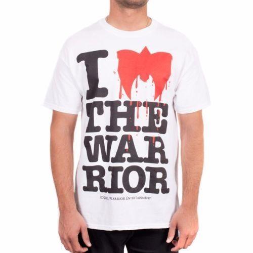 

Warrior Entertainment Mens I Love The Warrior White Shirt NewXL,2XL 4XL