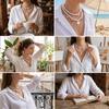 Bohemian Beach Shell Conch Beaded Necklace for Women Ocean Style Seashell Starfish Sun Pendant Choker Vacation Party Jewelry