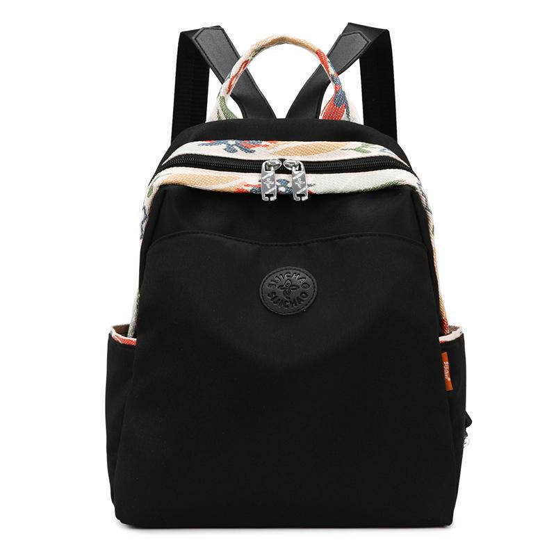 Schoolbag Japan and Korea Oxford Cloth Backpack Women's 1011 New Multi-Pocket Travel Small Backpack Light Work Commuter School Bag