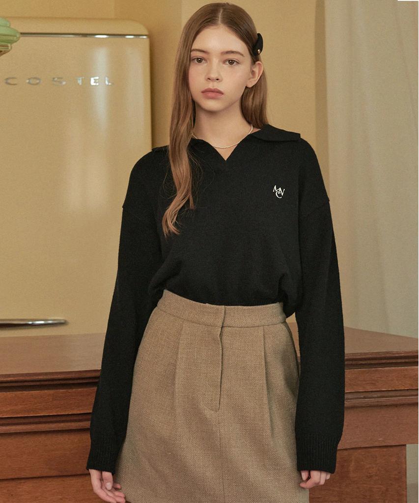 MICANE Delight Wool Collar Knit