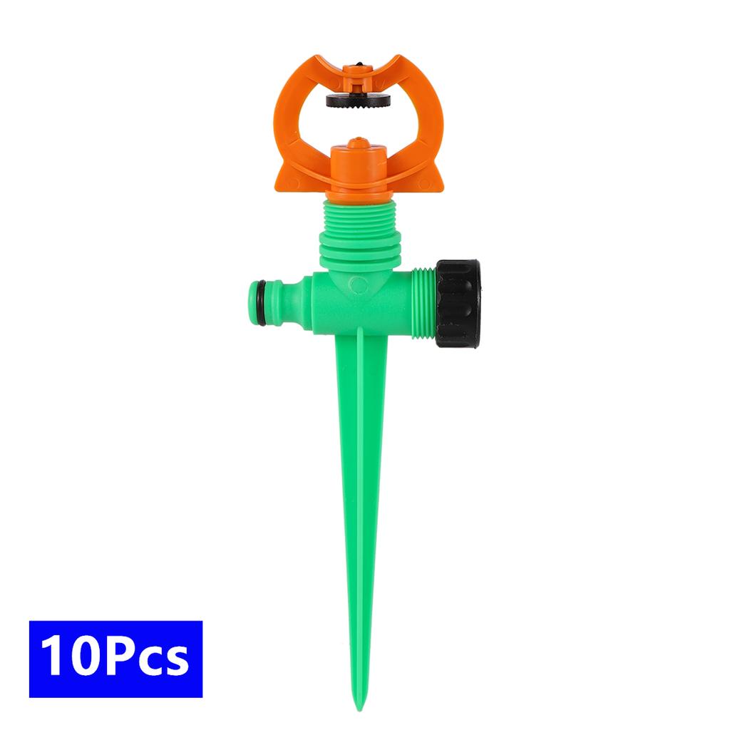 1/2" Impact Type Refracted Nozzles and 20cm Brackets 360 Degree Automatic Scattering Garden Lawn Irrigation Sprinklers 5/10Pcs