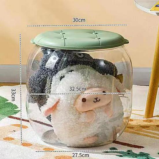 Children's Stackable Toy and Doll Storage Stool