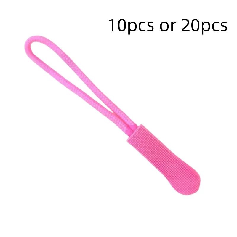 10/20 Stück Reißverschlussanhänger Ziehtab Ende Passend Seilanhänger Ersatzclip Gebrochene Schnalle Fixierer Reißverschlusskordel Lasche Reisetasche Koffer Zelt Rucksack