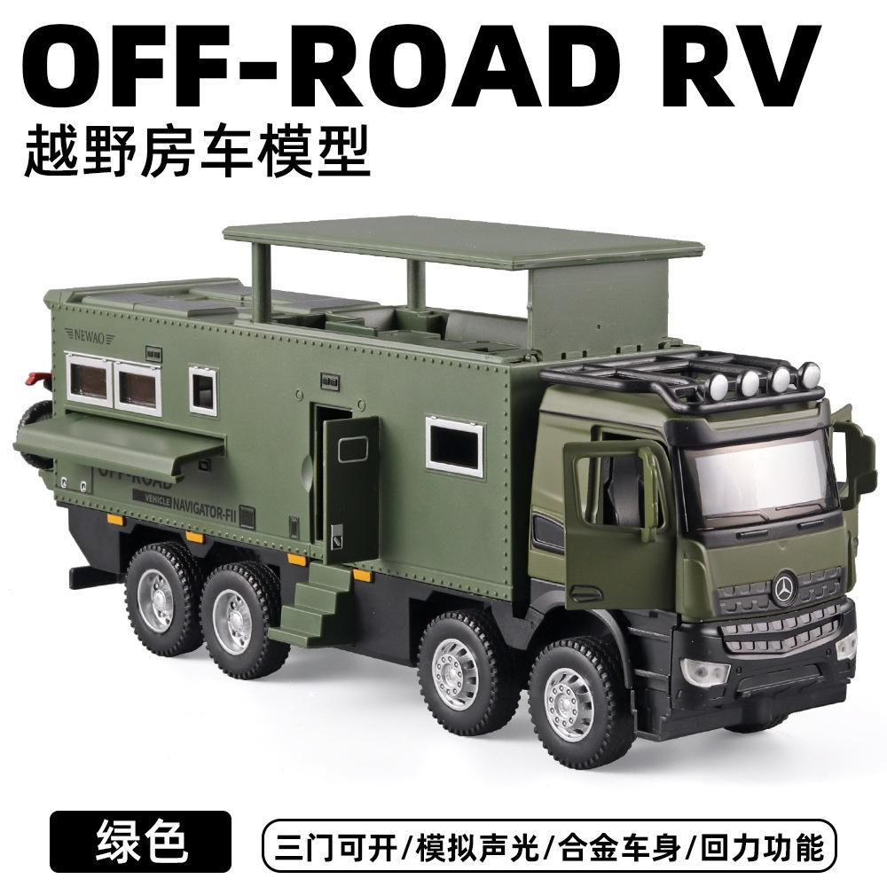 

1/32 Norma Dixon Alloy Model Huili Акустооптическая многофункциональная имитационная модель автофургона для детей зелёный