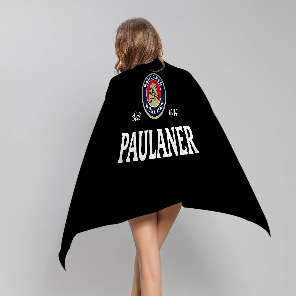 Deutsches Bier Paulaner Mikrofaserdecke Schnell trocknende Strandtücher Übergröße Druck Super saugfähige Poolhandtuchdecke