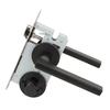 2PCS Door Lock Handle Stainless Steel Impact Prevention Heavy Duty Keyed Entry Handles for Home