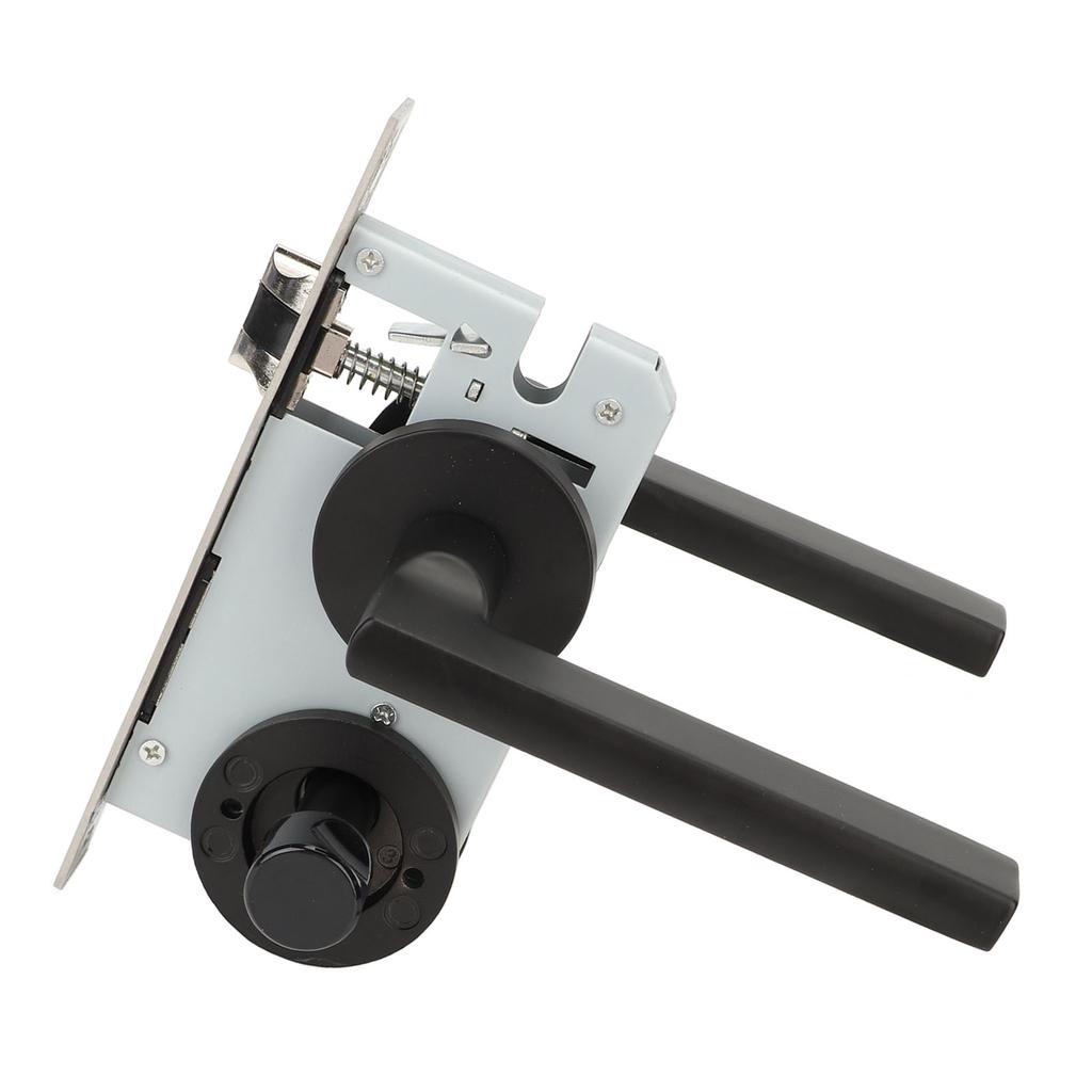 2PCS Door Lock Handle Stainless Steel Impact Prevention Heavy Duty Keyed Entry Handles for Home